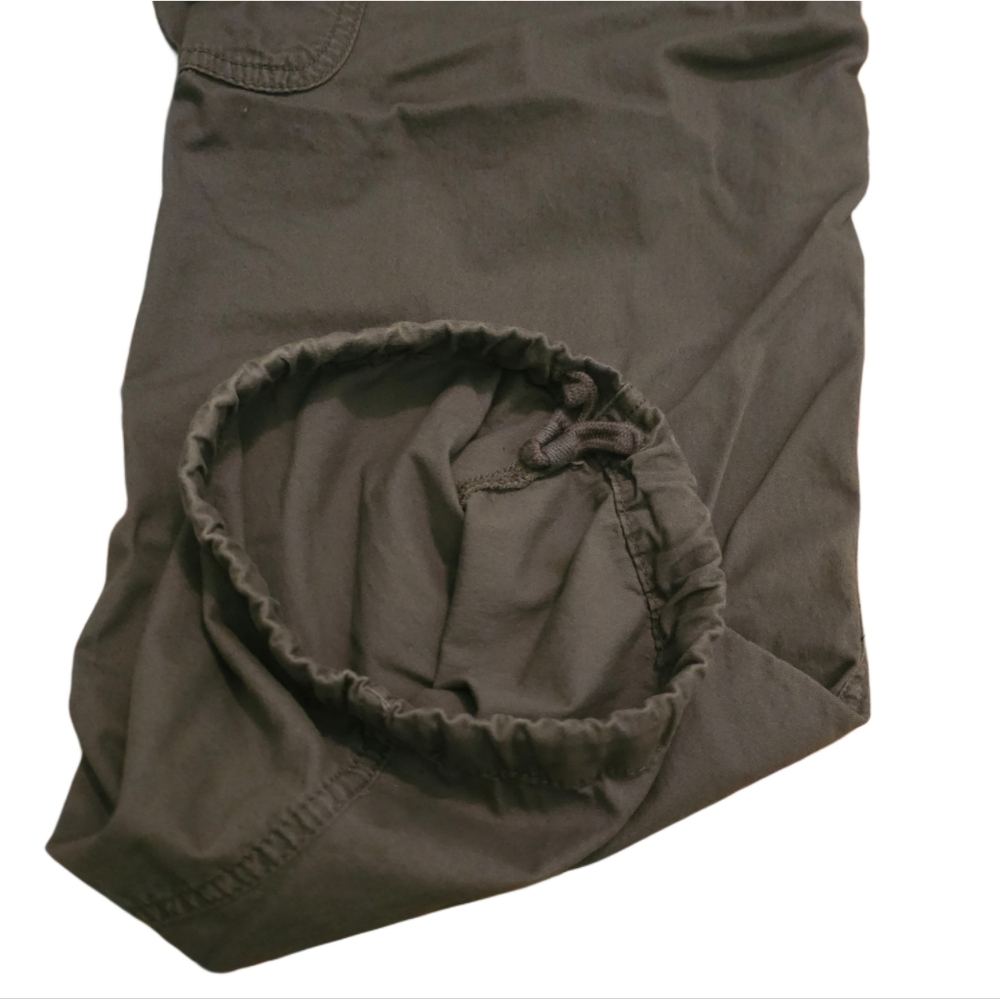 Hollister Adjustable Rise Parachute Baggy Green Cargo Utility Pants Medium - Picture 6 of 6